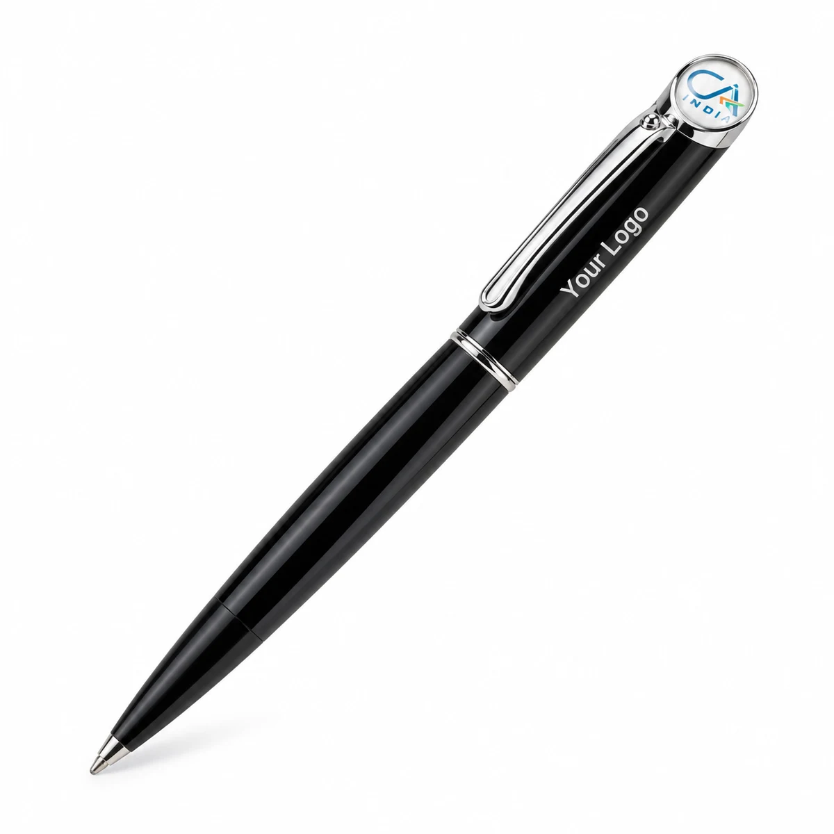 Black Premium Steel Pen - view 2